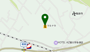 ワンナワードライ東宝スーパーセンター宇多津店の地図画像