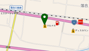 ワンナワードライ東宝 マルナカ大内店の地図画像