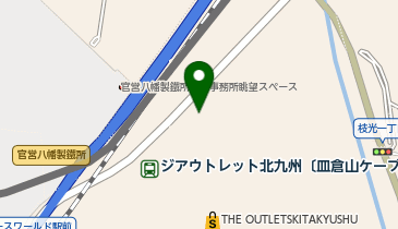 ラコレ八幡東ジアウトレットの地図画像