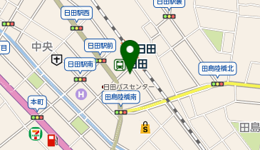 UQモバイル日田店の地図画像