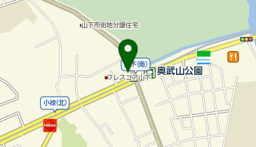 豚の丸焼き金城畜産の地図画像