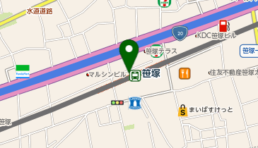 保険相談サロンFLP京王笹塚テラス店の地図画像