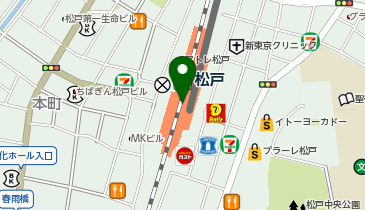 保険相談サロンFLPアトレ松戸店の地図画像