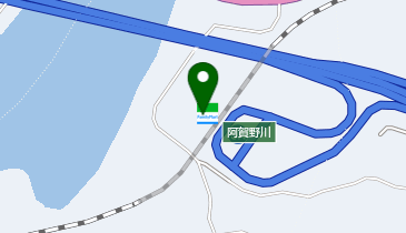 磐越自動車道阿賀野川サービスエリア下り線の地図画像