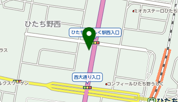元祖からあげ家いのいちひたち野うしく店の地図画像