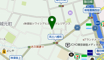 ビヨンド(BEYOND)飯田橋神楽坂店の地図画像