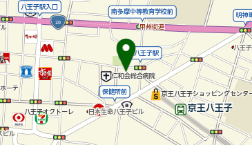 テイケイ株式会社八王子中央支社の地図画像