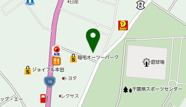 タックルベリー稲毛オーツーパーク店の地図画像