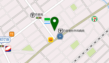 ココカラファイン薬局 白金店の地図画像