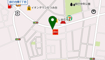 ココカラファイン薬局 辰巳台店の地図画像