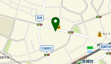 宮崎台どうぶつ病院の地図画像