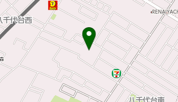 八千代台南公会堂の地図画像