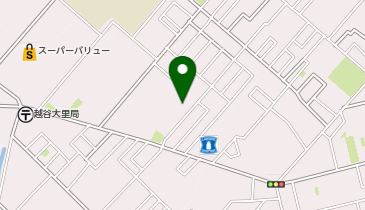 ペットプラザ越谷大里店の地図画像