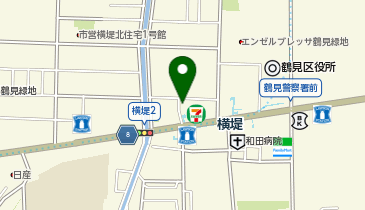 メンズ脱毛NAX大阪鶴見店の地図画像