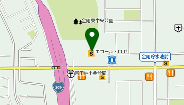 ASBee金剛東店の地図画像