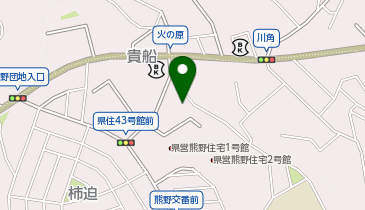 熊野町役場 熊野町教育委員会 熊野西ふれあい館の地図画像