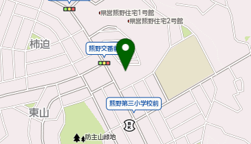 熊野町役場 熊野町教育委員会 くまの・こども夢プラザの地図画像