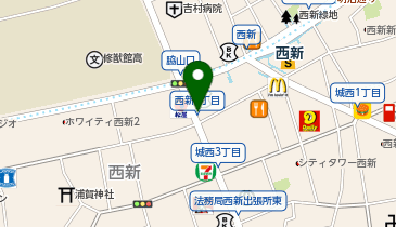 西海岸ANCHOR西新店の地図画像