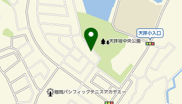 発達こどもアカデミー 天拝校の地図画像
