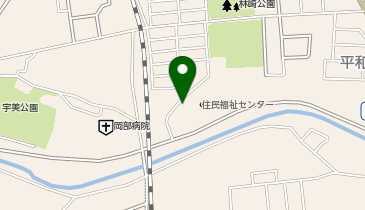 宇美町役場 宇美町立中央公民館 社会教育課の地図画像