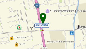 森床屋の地図画像