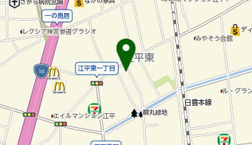下川不動産の地図画像