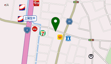 個別指導WAM上三川しらさぎ校の地図画像