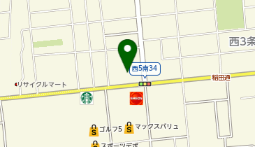 姓名館ウラノスの地図画像