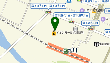 ロフト旭川店の地図画像