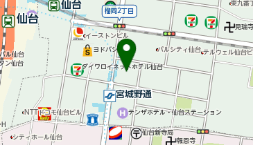 宮城県行政書士会の地図画像