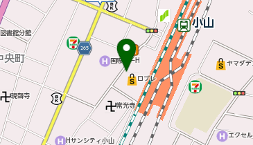小山市役所 生涯学習課 生涯学習係の地図画像