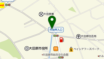 株式会社ノア楽器大田原店の地図画像