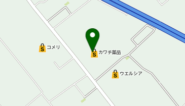 カワチ薬局大沢調剤店の地図画像