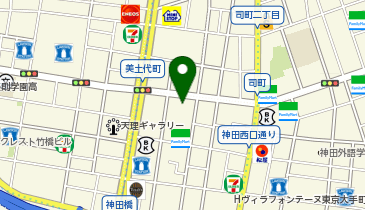 銀座山形屋神田淡路町店の地図画像