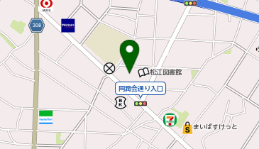 ココカラファイン薬局松江店の地図画像