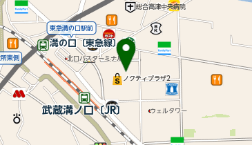 餃子の王様龍吟丸井溝の口店の地図画像