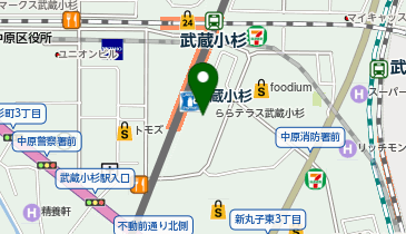 ベリテ武蔵小杉店の地図画像