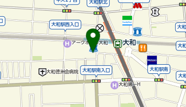 いわきや大和店の地図画像