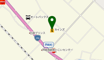 100円ショップセリアカインズ銚子店の地図画像