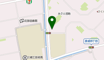 三郷市役所 みさと団地防犯ステーションの地図画像