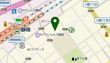 CRESSINFO株式会社静岡事業所の地図画像