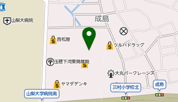 ツルハ 調剤薬局山梨中央店の地図画像