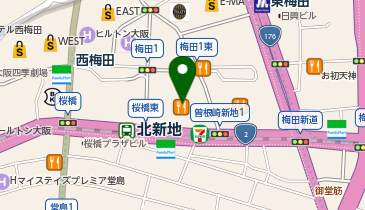 結婚相談所ムスベル(MUSBELL)大阪店の地図画像