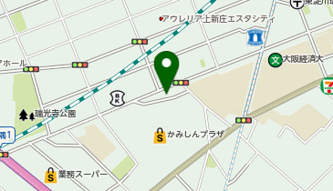 食堂大学の地図画像