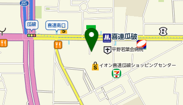 優彩美喜連瓜破店の地図画像