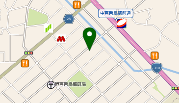 青い鳥クリーニング 梅町店の地図画像