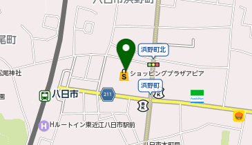 叶匠寿庵アル・プラザ八日市店の地図画像
