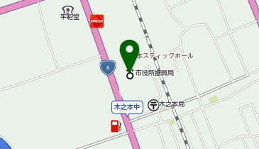 長浜市役所 北部合同庁舎 北部政策課の地図画像