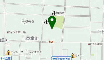 西鍼灸院の地図画像