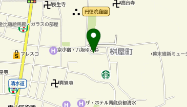 MKTAXI高台寺SALONの地図画像